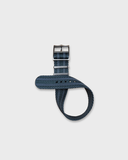 Goblin Shark__nylon watch straps in blue color