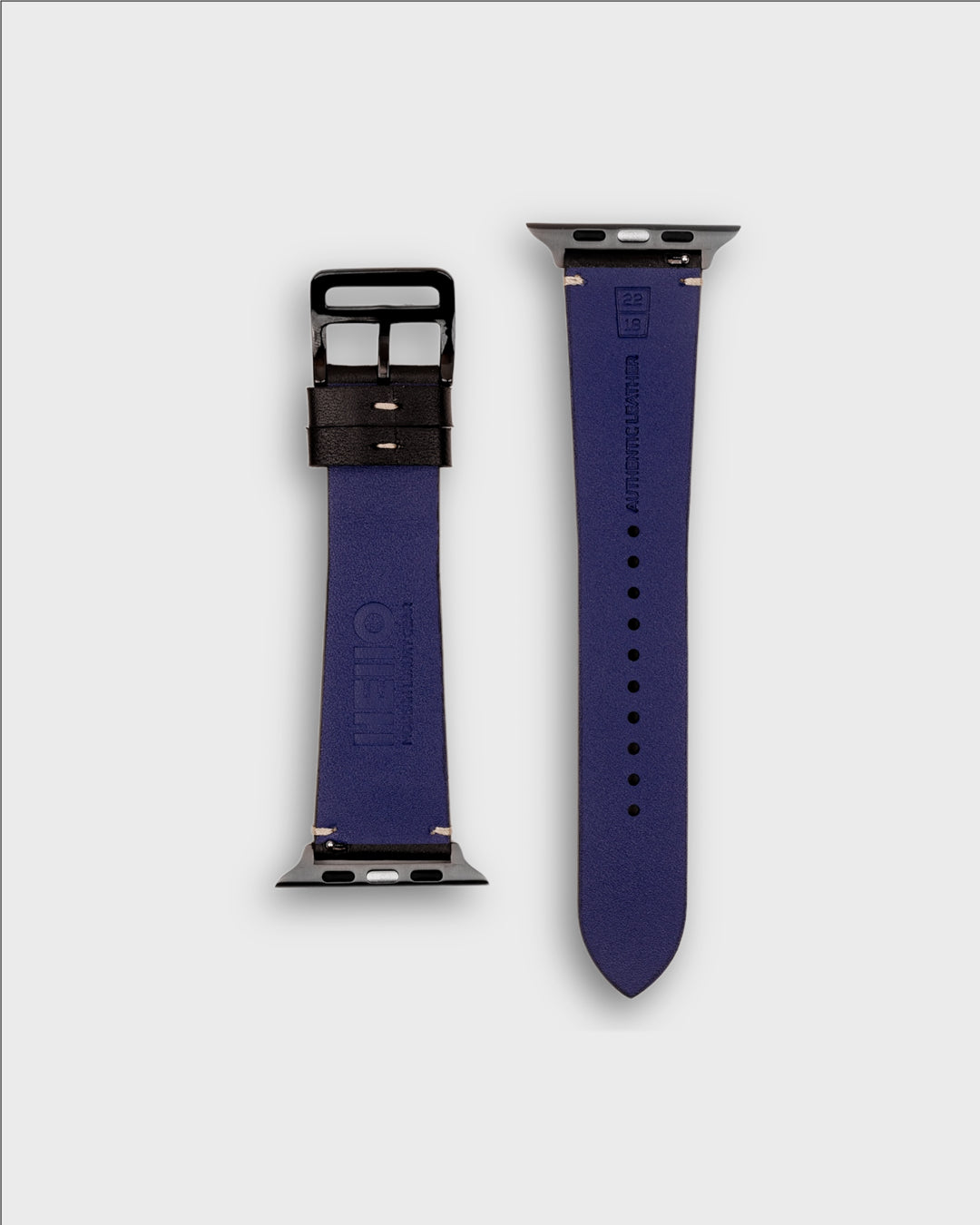 BLACK HAWK__ blue strap watch leather 