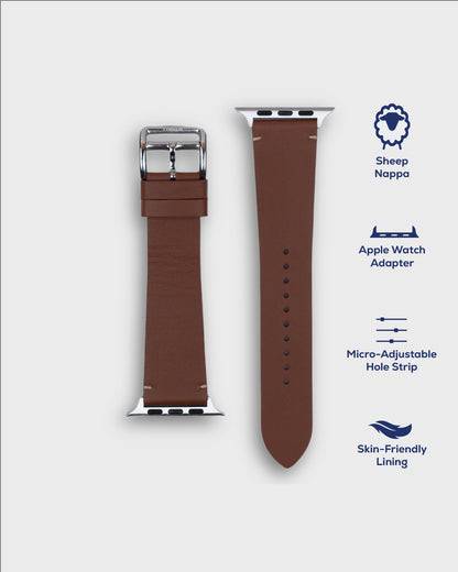 GINGERBREAD__  chocolate strap for watch