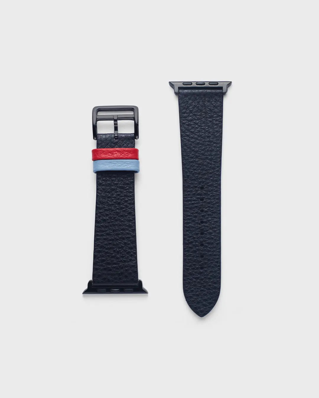 Pepper Corn__VIBE STRAP - FOR APPLE WATCH [Seamless in Italian full grain pebble leather] HEllO