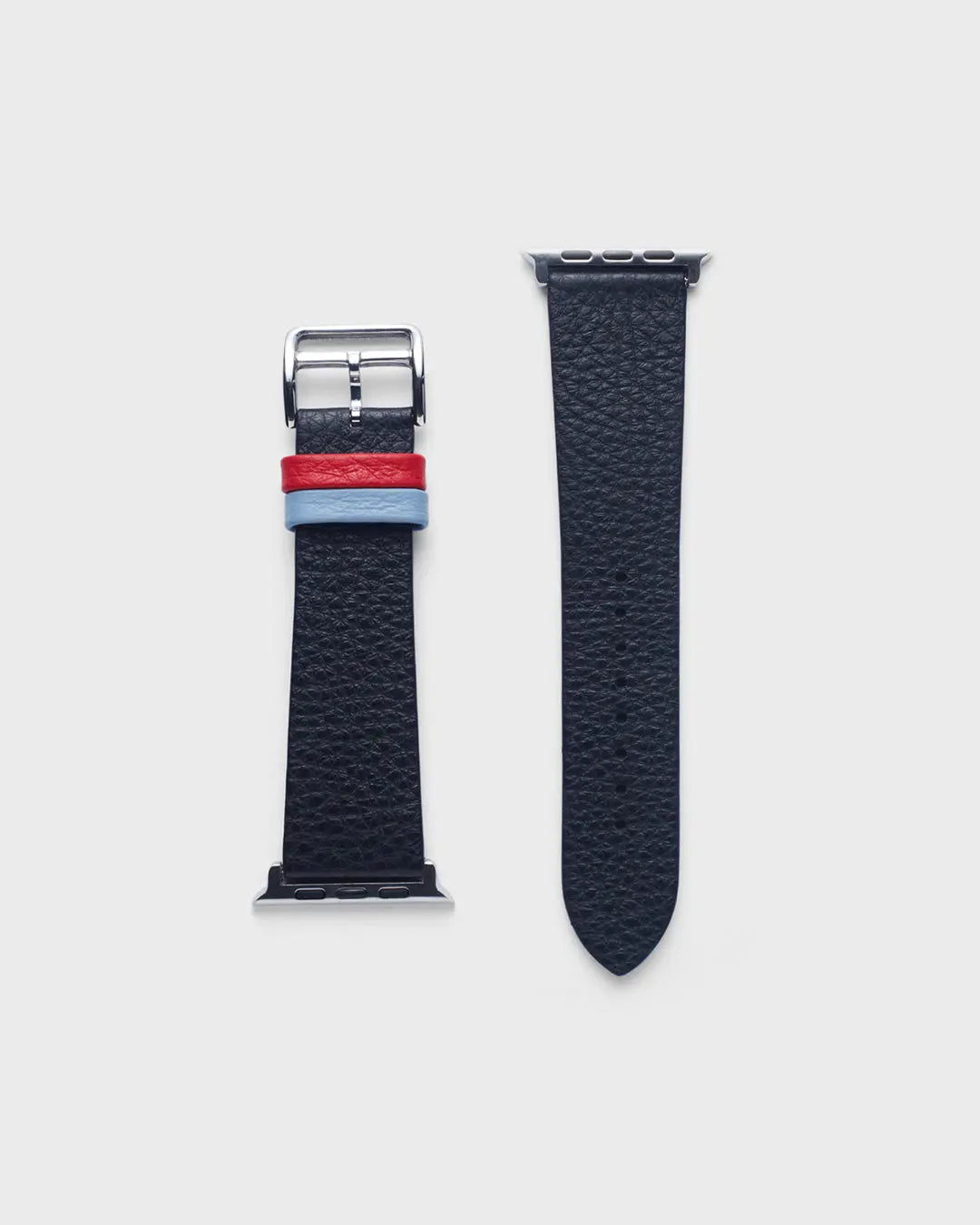 Pepper Corn__VIBE STRAP - FOR APPLE WATCH [Seamless in Italian full grain pebble leather] HEllO