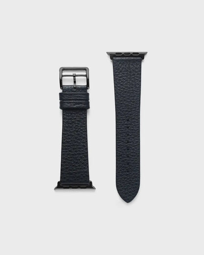 Black Apple Watch Leather Band