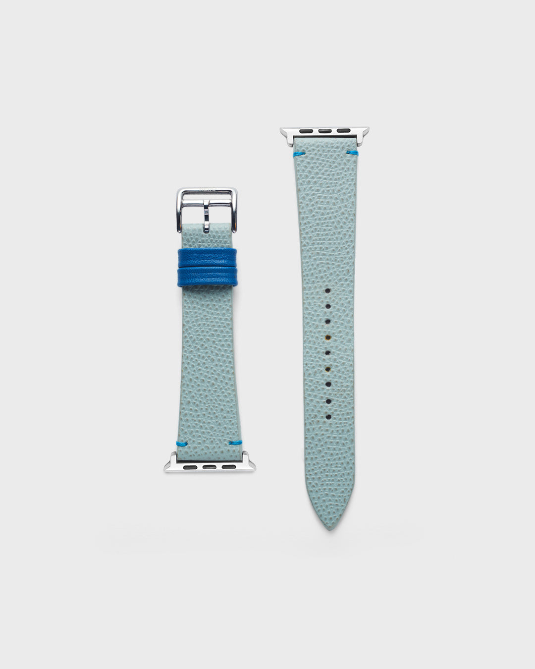 FRESH PEWTER__INTRO STRAP - FOR APPLE WATCH [Duo Stitch in Italian Epsom Leather] My Store