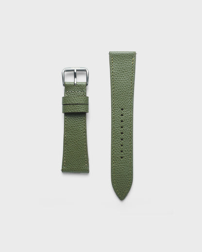 PISTACHIO__INTRO STRAP - Green Strap in pure leather for watch