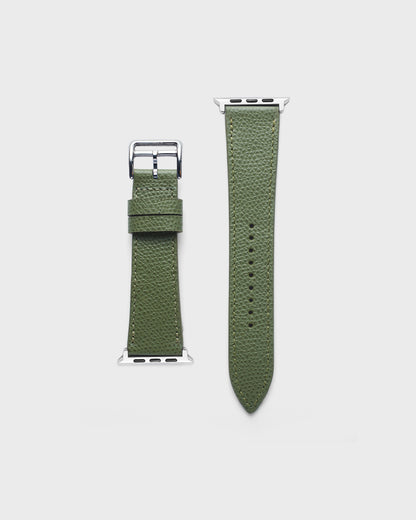 PISTACHIO__INTRO STRAP - FOR APPLE WATCH [Parade Stitch in Italian Epsom Leather] My Store