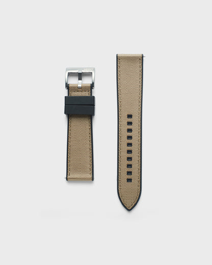 MATE STRAP - FOR QUARTZ, MECHANICAL & SMART WATCHES [Parade Stitch in Sailcloth & FKM Rubber] My Store