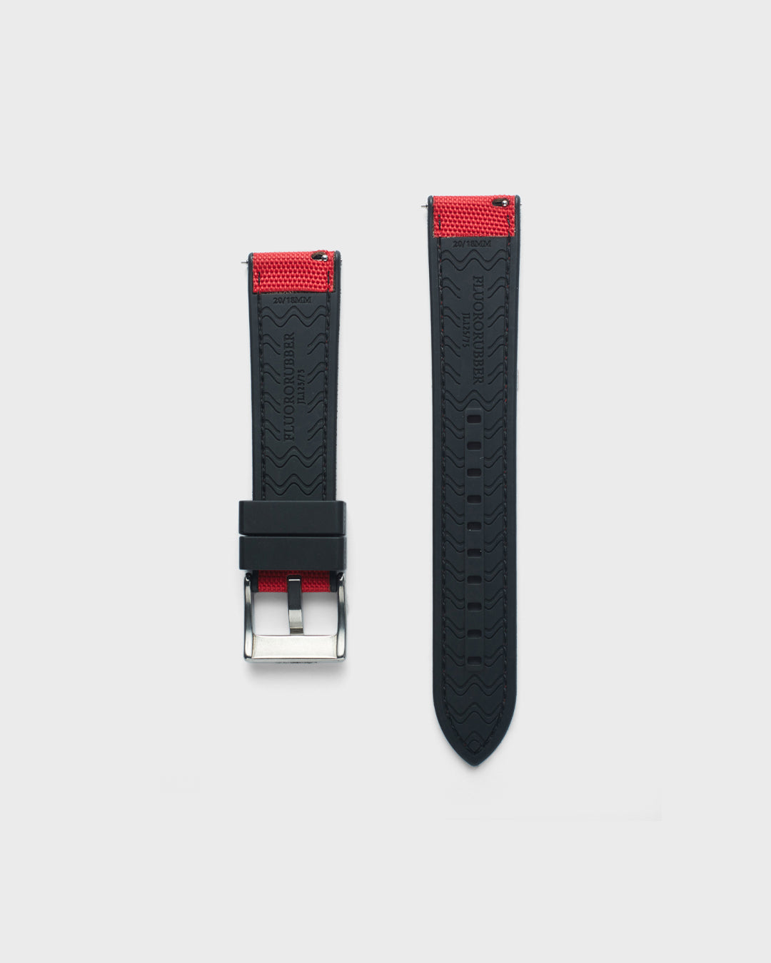 MATE STRAP - FOR QUARTZ, MECHANICAL & SMART WATCHES [Parade Stitch in Sailcloth & FKM Rubber] My Store