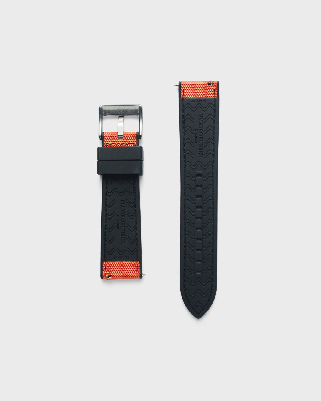 MATE STRAP - FOR QUARTZ, MECHANICAL & SMART WATCHES [Parade Stitch in Sailcloth & FKM Rubber] My Store