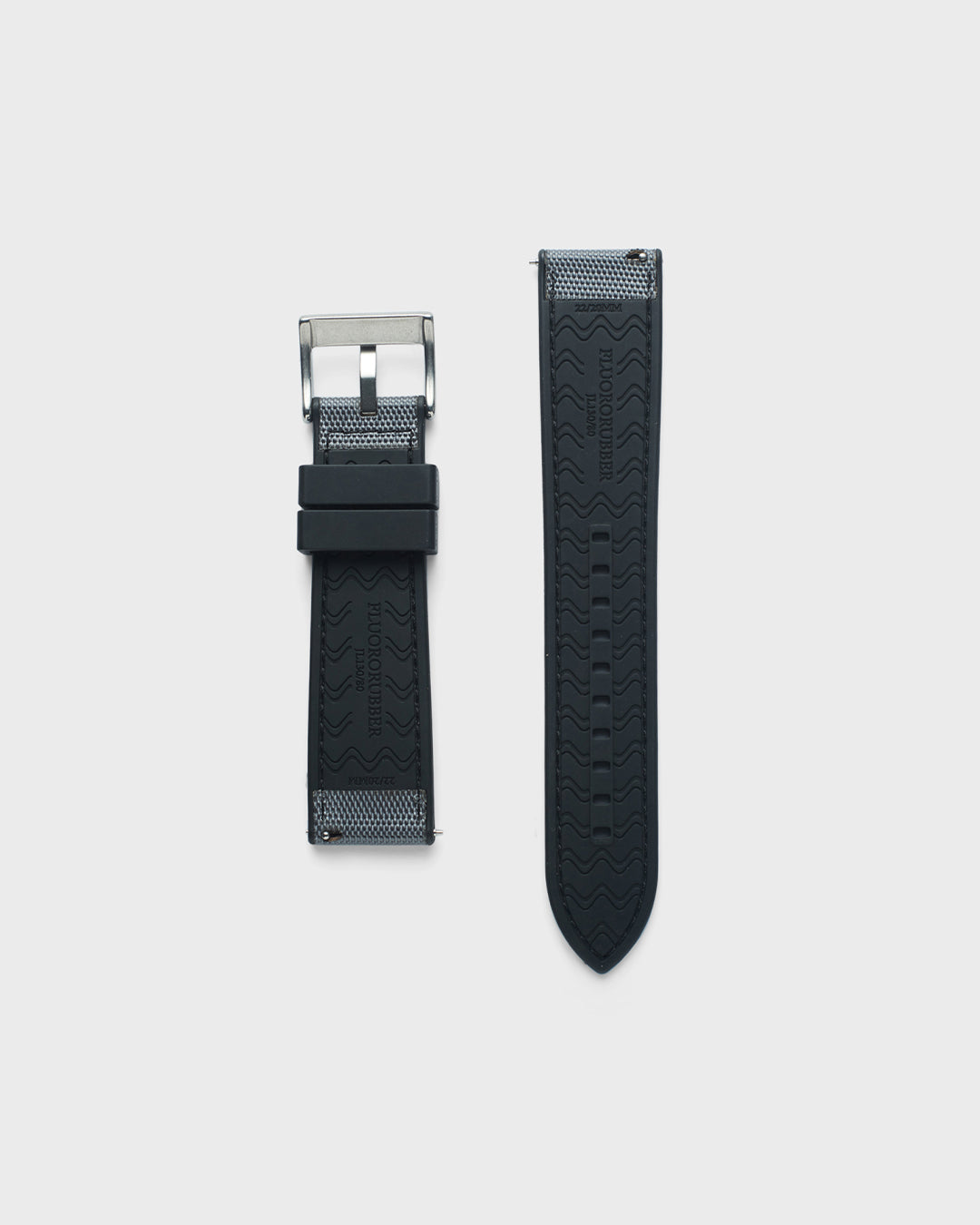 MATE STRAP - FOR QUARTZ, MECHANICAL & SMART WATCHES [Parade Stitch in Sailcloth & FKM Rubber] My Store