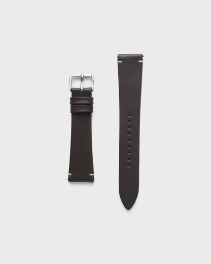 MOCHA BROWN__INTRO STRAP - FOR QUARTZ, MECHANICAL & SMART WATCHES [Duo Stitch in Fine Indian Leather] My Store