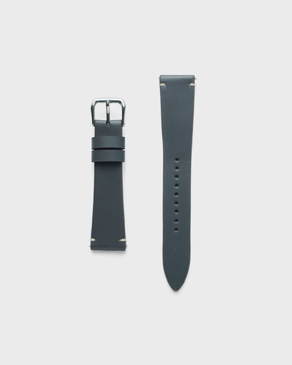 SHEFFIELD GREY__INTRO STRAP - FOR QUARTZ, MECHANICAL & SMART WATCHES [Duo Stitch in Fine Indian Leather] My Store