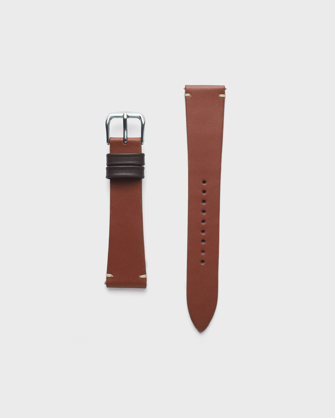 INTRO STRAP - FOR QUARTZ, MECHANICAL & SMART WATCHES [Duo Stitch in Fine Indian Leather] My Store