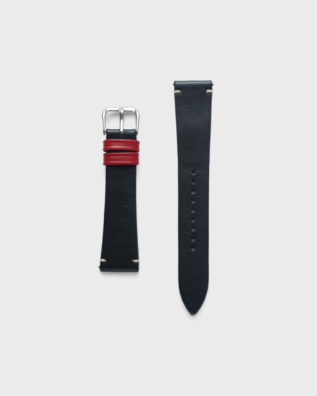 EBONY GLOSS__INTRO STRAP - FOR QUARTZ, MECHANICAL & SMART WATCHES blue watch straps leather