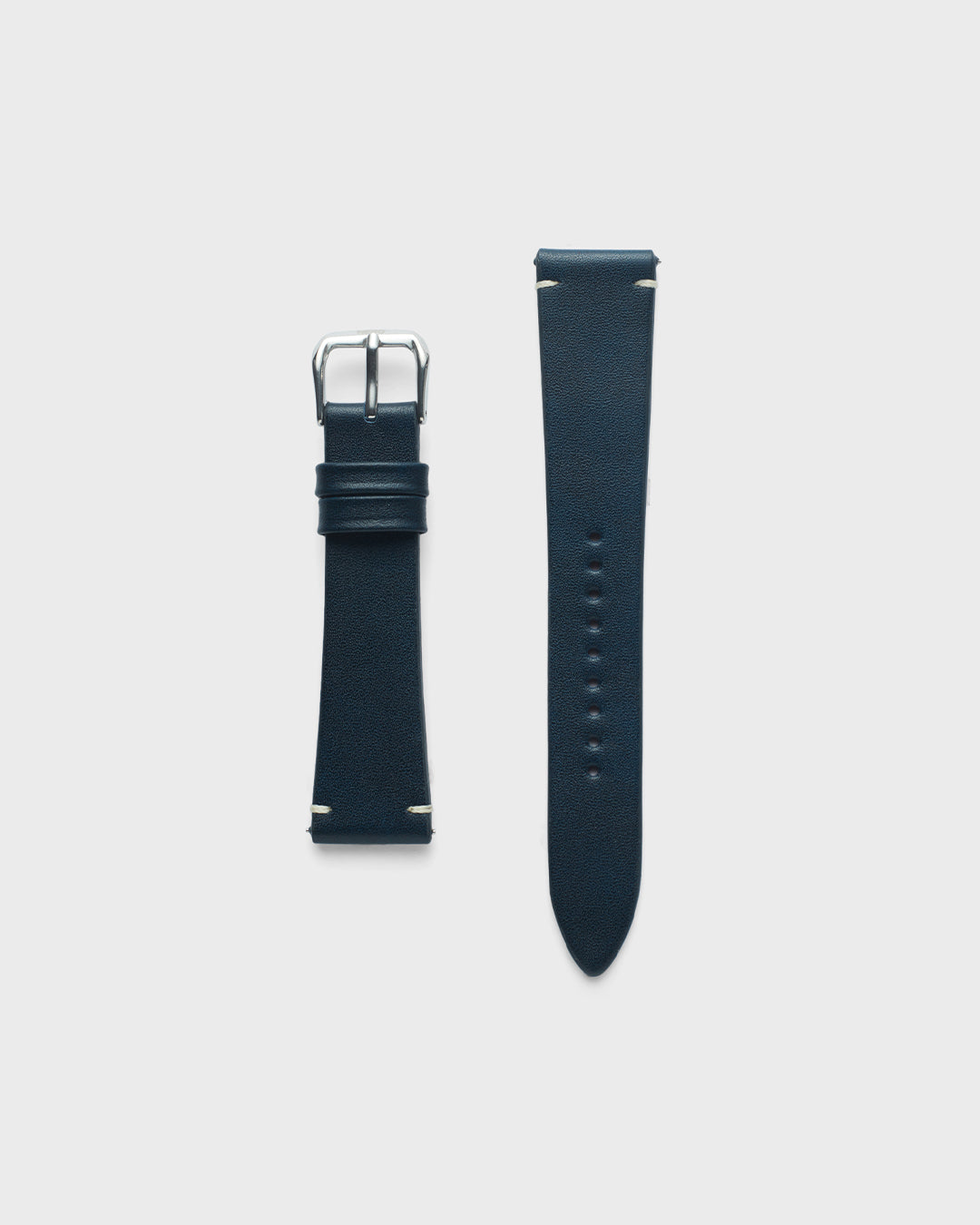 Dark Knight__INTRO STRAP - FOR QUARTZ, MECHANICAL & SMART WATCHES [Duo Stitch in Fine Indian Leather] My Store