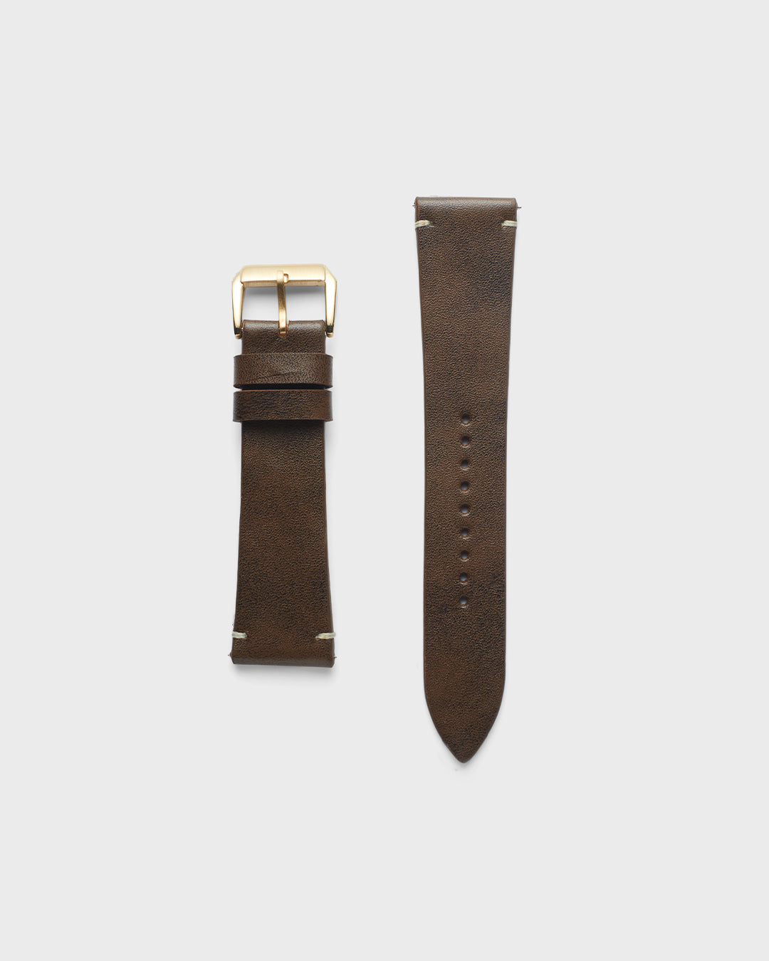 INTRO STRAP - FOR QUARTZ, MECHANICAL & SMART WATCHES [Duo Stitch in Fine Indian Leather] My Store