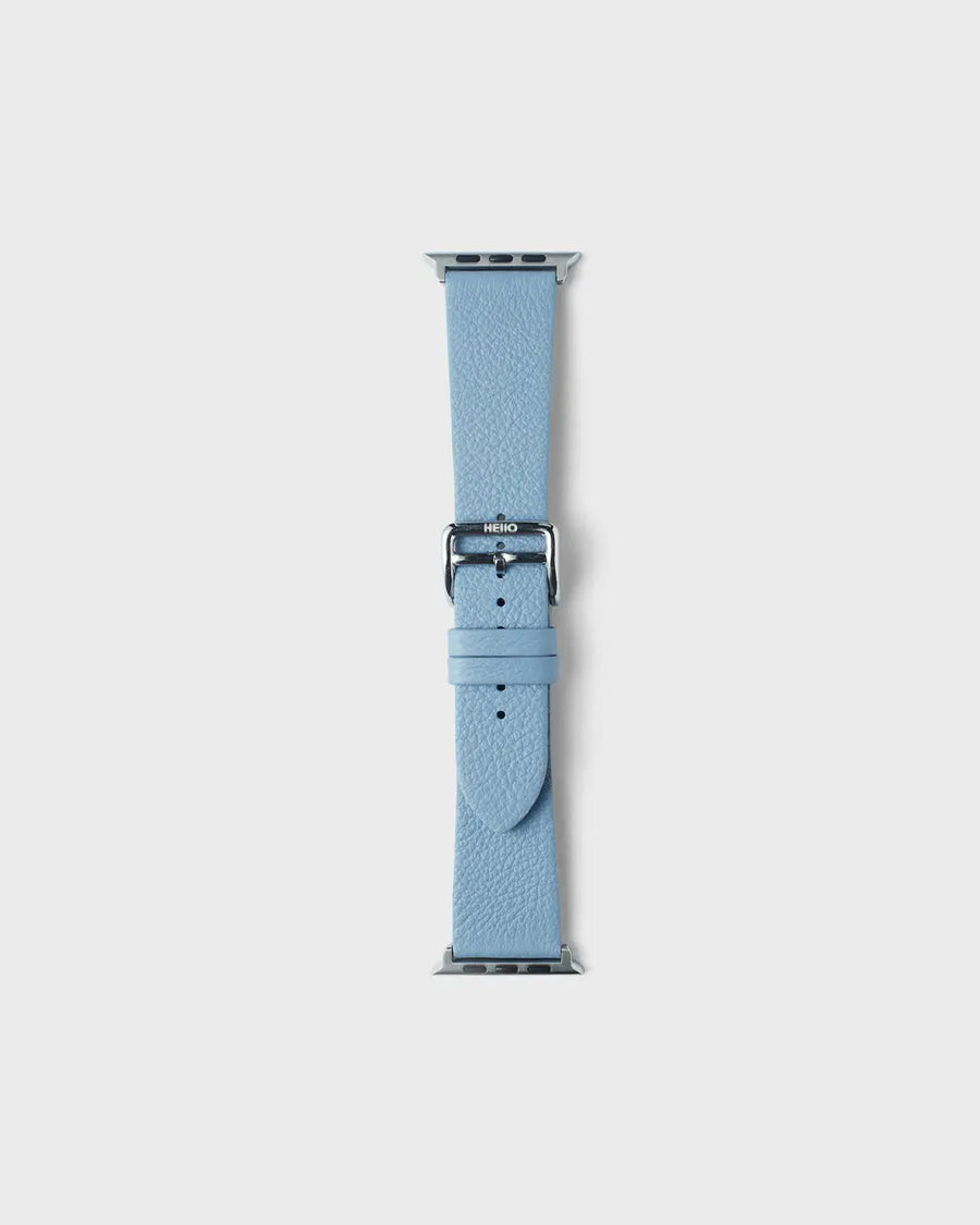 Sky Candy__VIBE STRAP - FOR APPLE WATCH [Seamless in Italian full grain pebble leather] HEllO