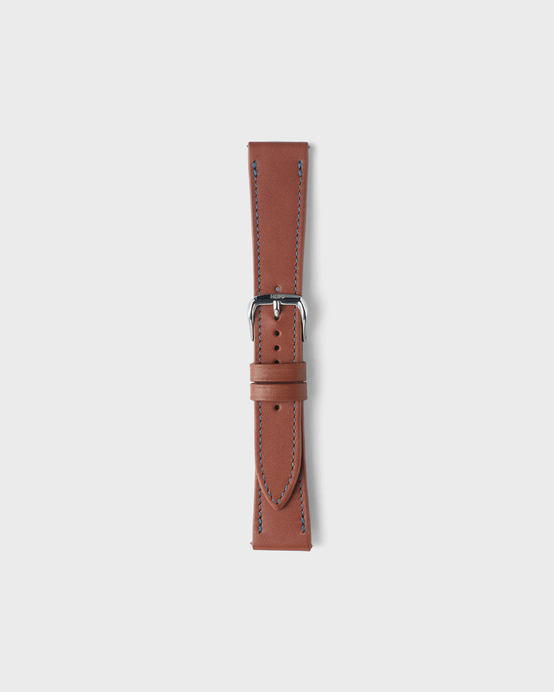 WINDSOR TAN__INTRO STRAP - FOR QUARTZ, MECHANICAL & SMART WATCHES [Parade Stitch in Fine Indian Leather] My Store