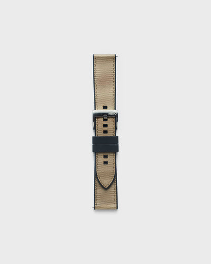 MATE STRAP - FOR QUARTZ, MECHANICAL & SMART WATCHES [Parade Stitch in Sailcloth & FKM Rubber] My Store