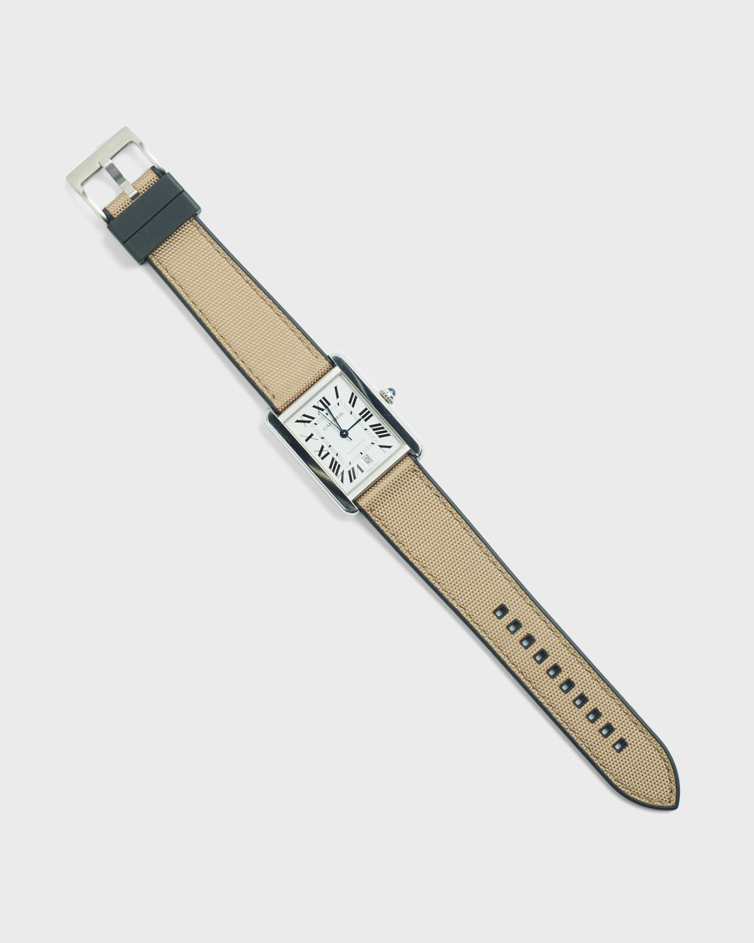 White Color 100% Vegan 24mm watch strap