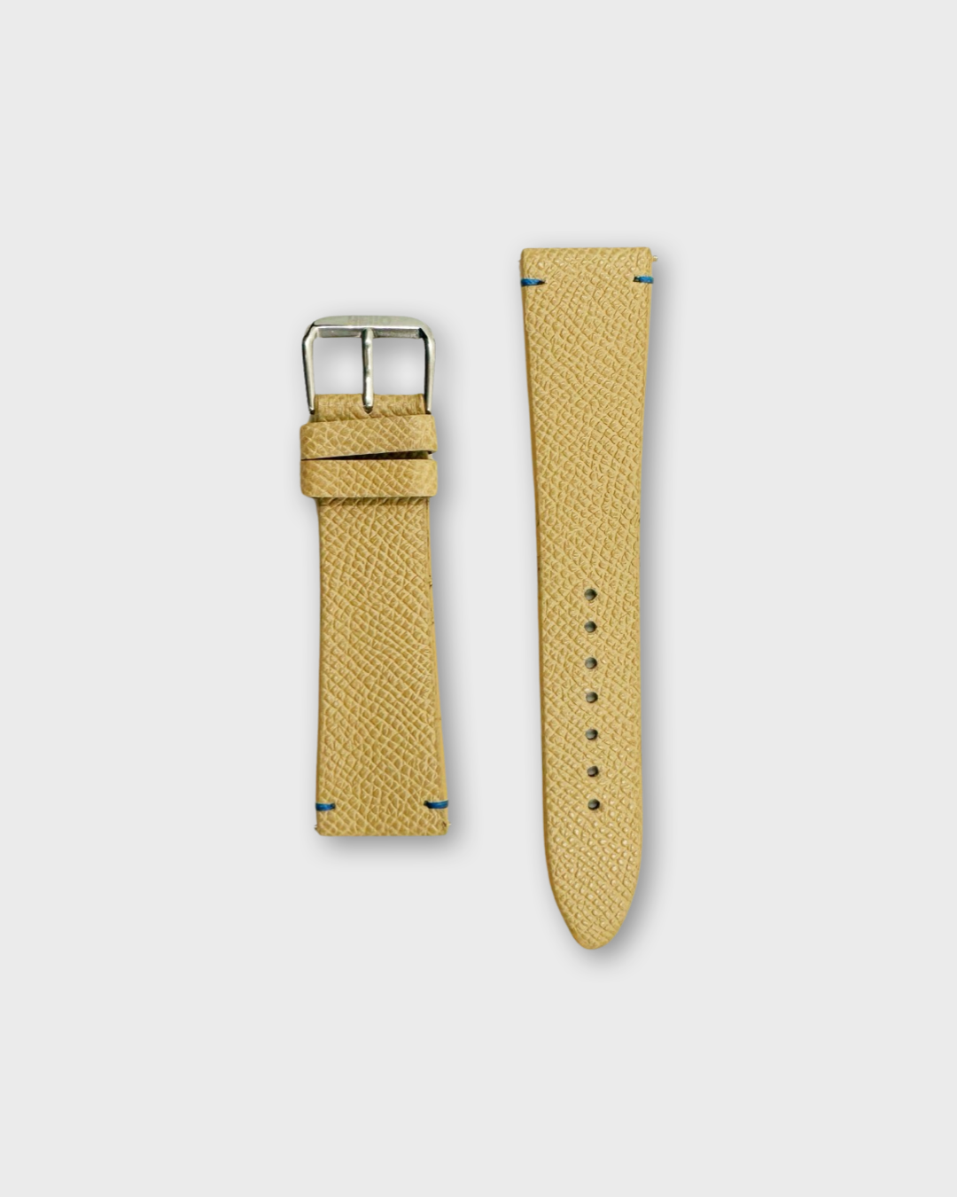 INTRO STRAP - FOR QUARTZ, MECHANICAL & SMART WATCHES [Duo Stitch in Italian Epsom Leather] HEllO