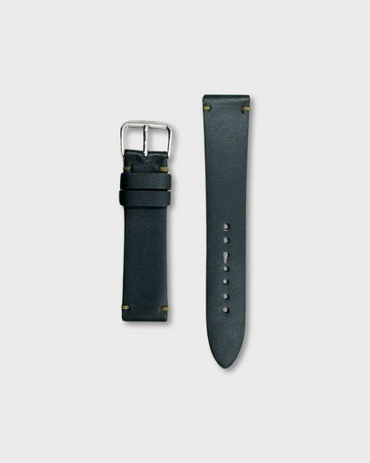 EBONY GLOSS__Blue Leather Strap & Band 