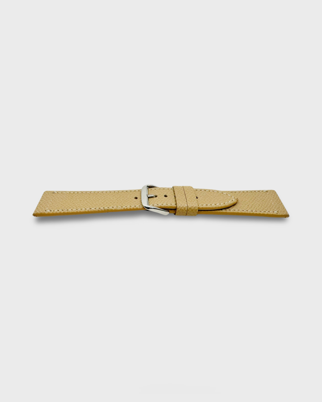 LATTE__INTRO STRAP - FOR QUARTZ, MECHANICAL & SMART WATCHES [Parade Stitch in Italian Epsom Leather] My Store