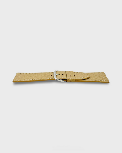 LATTE__INTRO STRAP - FOR QUARTZ, MECHANICAL & SMART WATCHES [Parade Stitch in Italian Epsom Leather] My Store