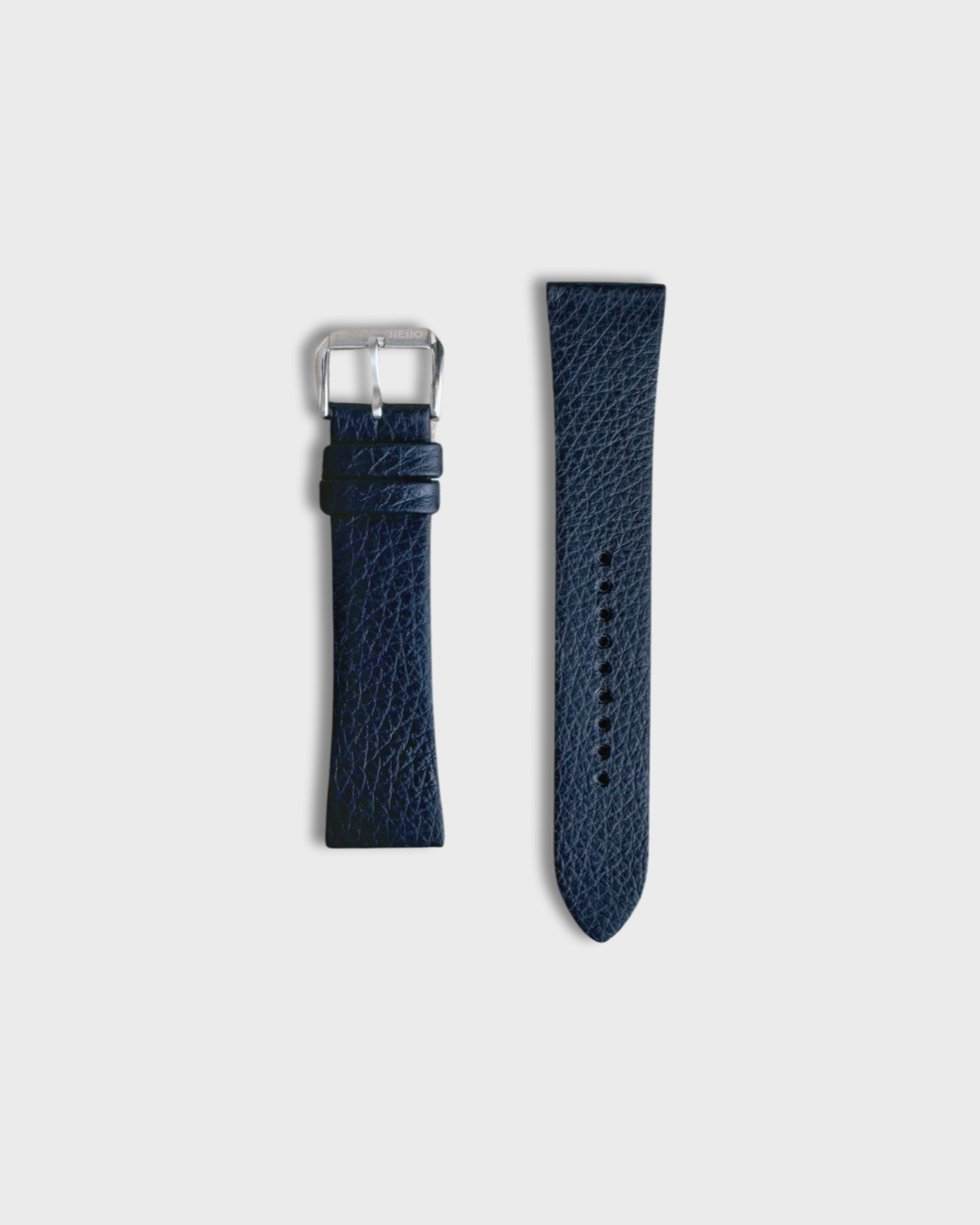 VIBE STRAP - FOR QUARTZ, MECHANICAL & SMART WATCHES [Seamless in Italian full grain pebble leather] HEllO