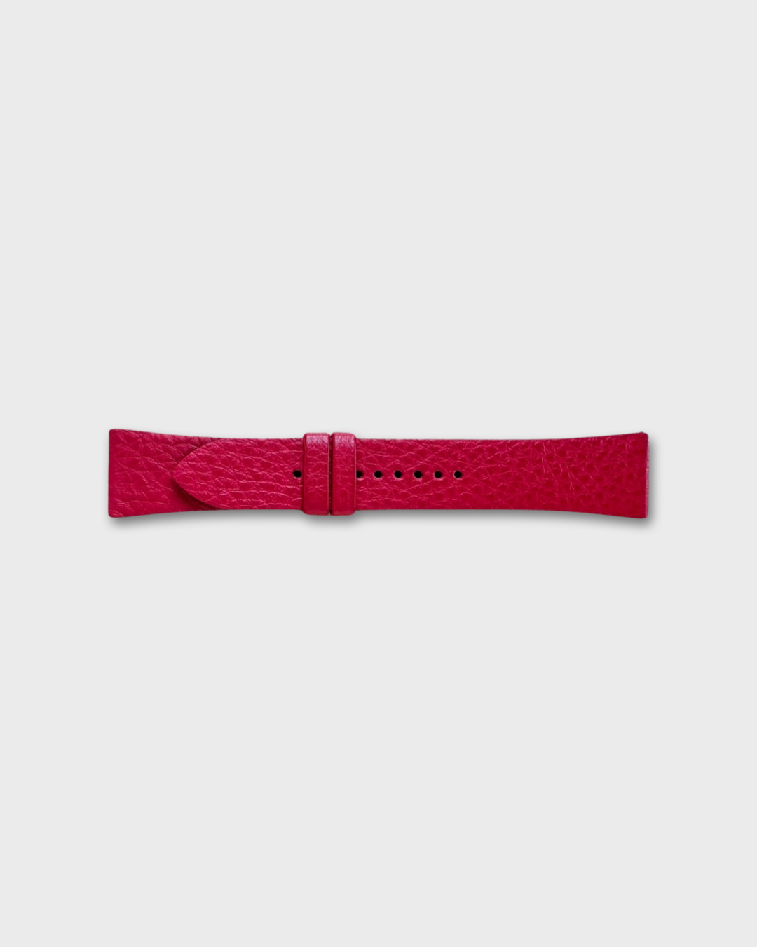 Red Berry__VIBE STRAP - Red color 22mm smartwatch strap leather