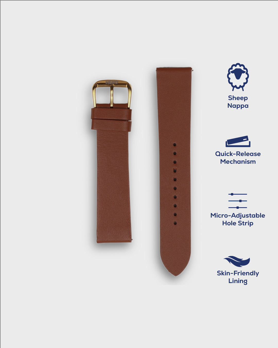 GINGERBREAD__18mm watch band