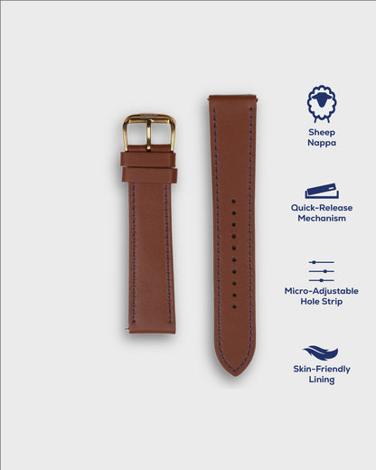 GINGERBREAD__  20mm  watch band