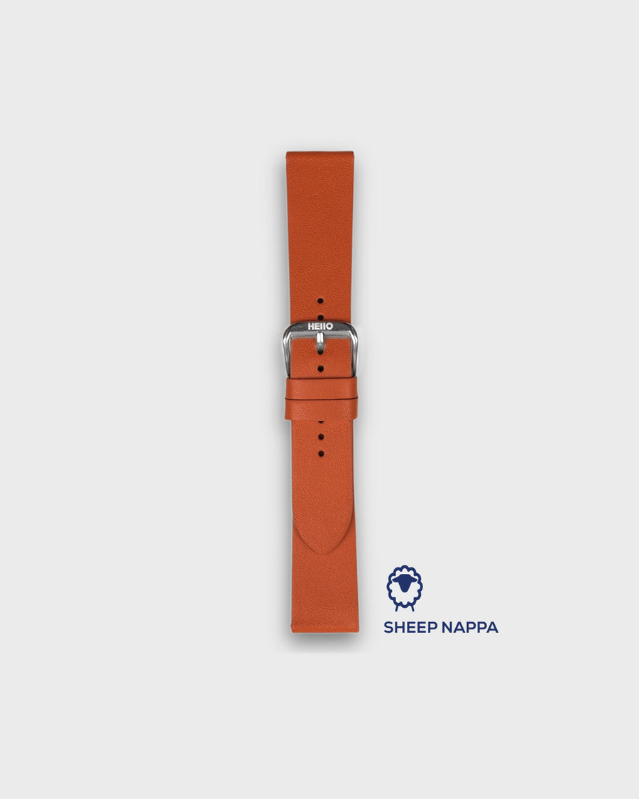 CARROT ORANGE__ 18mm watch strap organge