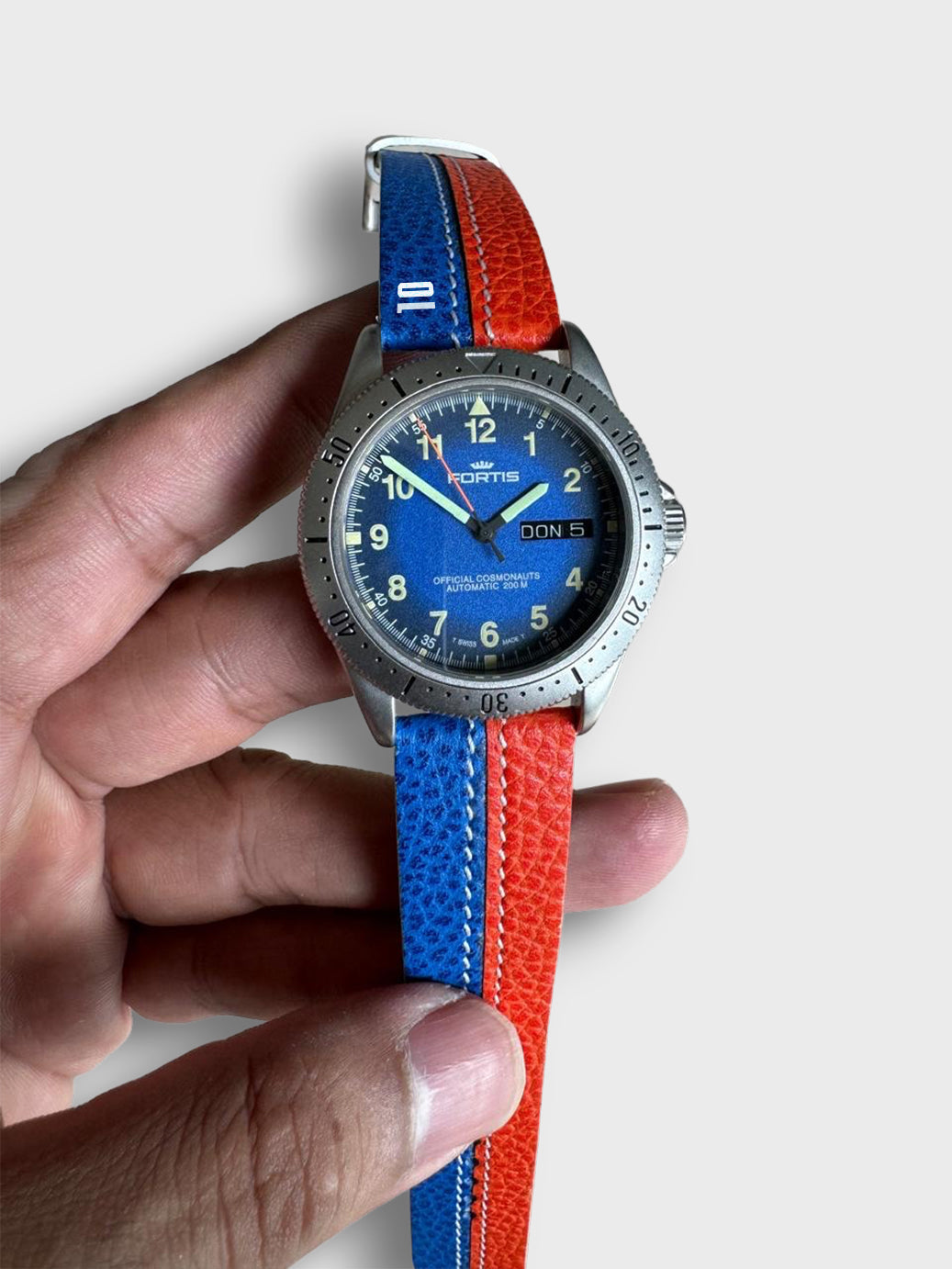 Indian cricket fan Jersey Sports Leather Watch Strap