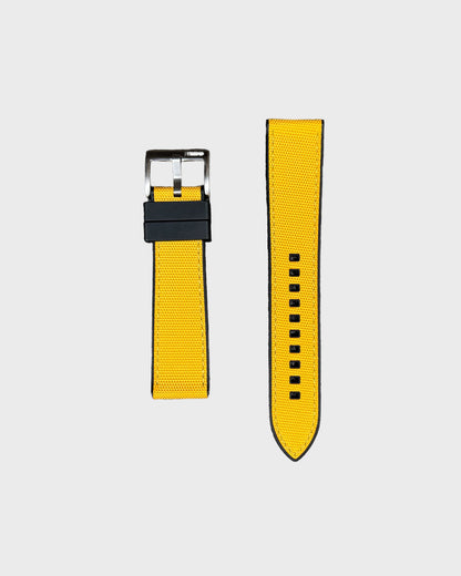 Yellow 100% Vegan Rubber Watch Strap