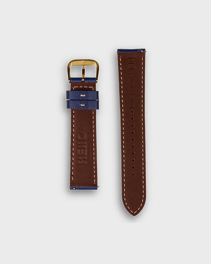 BLACK HAWK__ Chocolate color  20mm leather strap