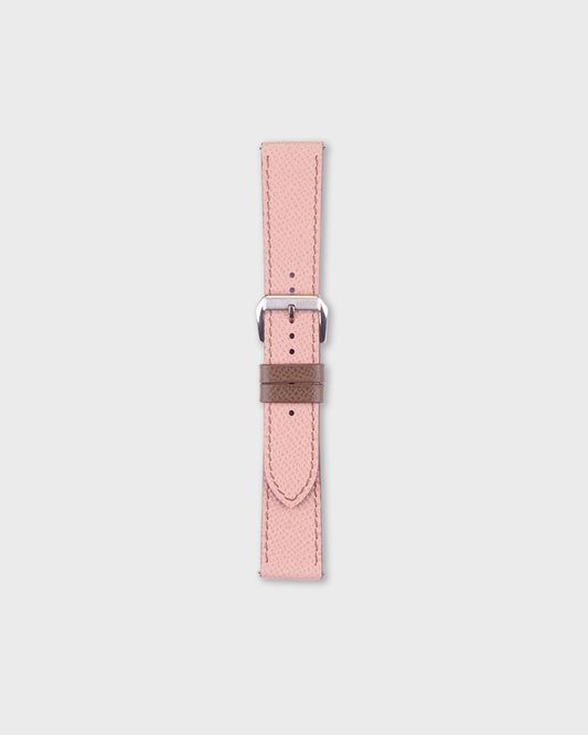 Berry Truffle__Pink Brown Epsom Italian Leather Watch strap